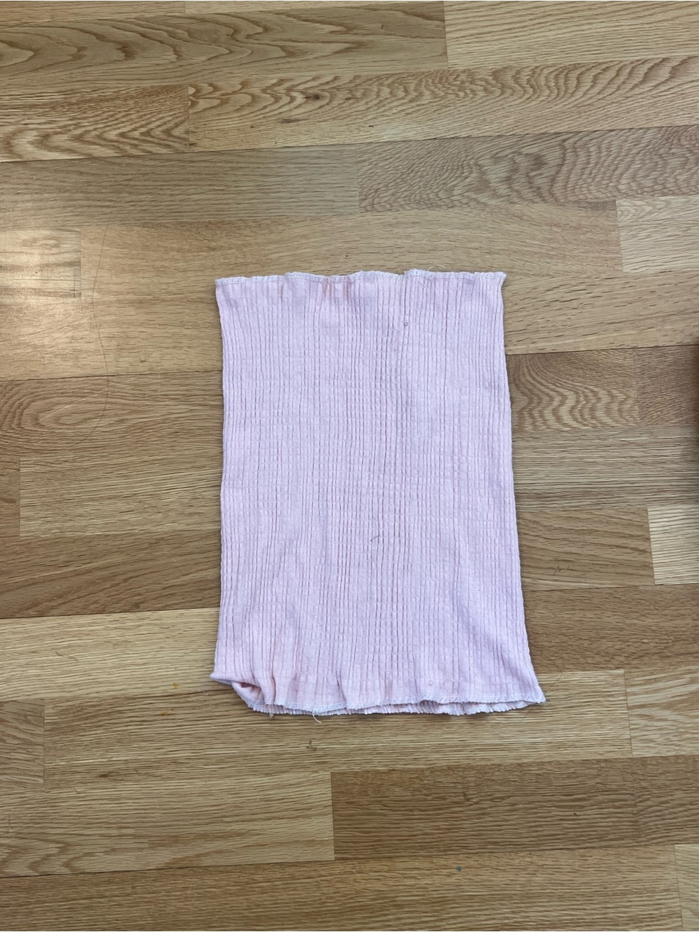 Girls' Pink Ribbed Tube Top - Kids Bottoms